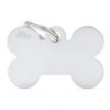 BIG BONE CHROME PLATED BRASS Dog Tag
