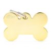 BIG BONE GOLDEN BRASS Dog Tag