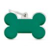 BIG-BONEGREEN-Handmade-Dog-Tag