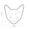 Abyssinian-Cat-Tag-ID-Size