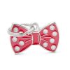 Red Bow Tie Pet Tag Id