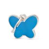Blue Butterfly Pet ID Tag