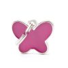 Pink Butterfly Pet ID Tag Pink Butterfly Pet ID Tag
