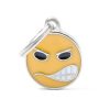 Angry Emoticon Pet Tag
