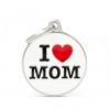 I Love Mom Pet Tag ID
