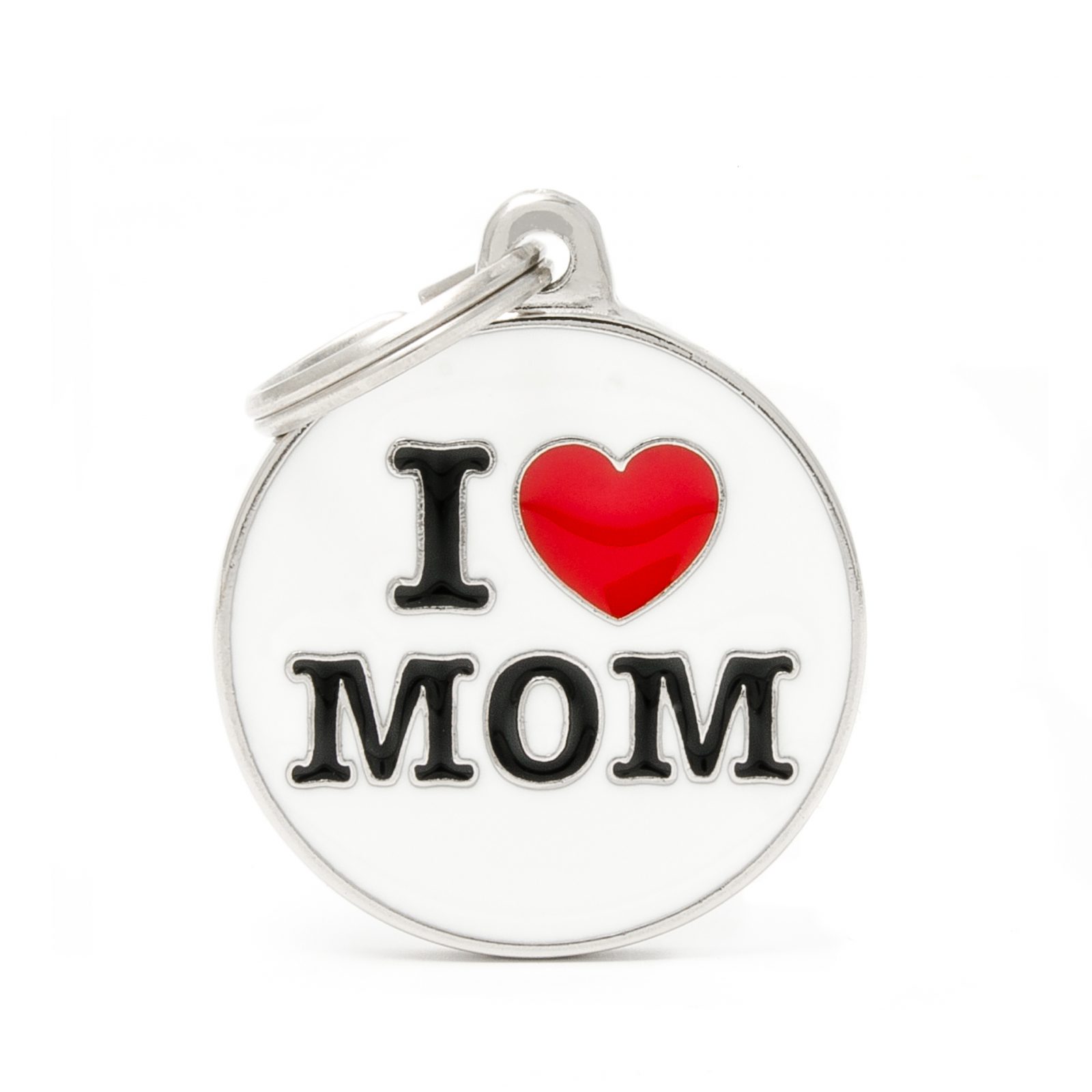 I Love Mom Pet Tag ID