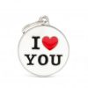 I Love You Pet Tag ID