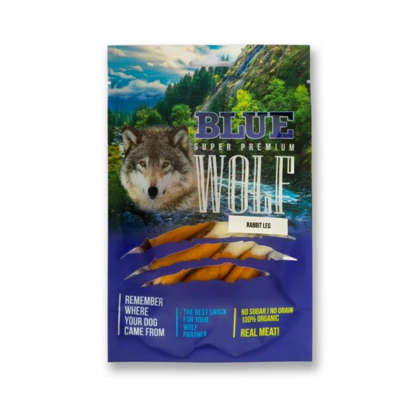 BLUE WOLF חטיף פרימיום לכלב – רגלי ארנבת